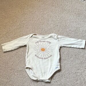 “My First Trip Around the Sun" Onesie
